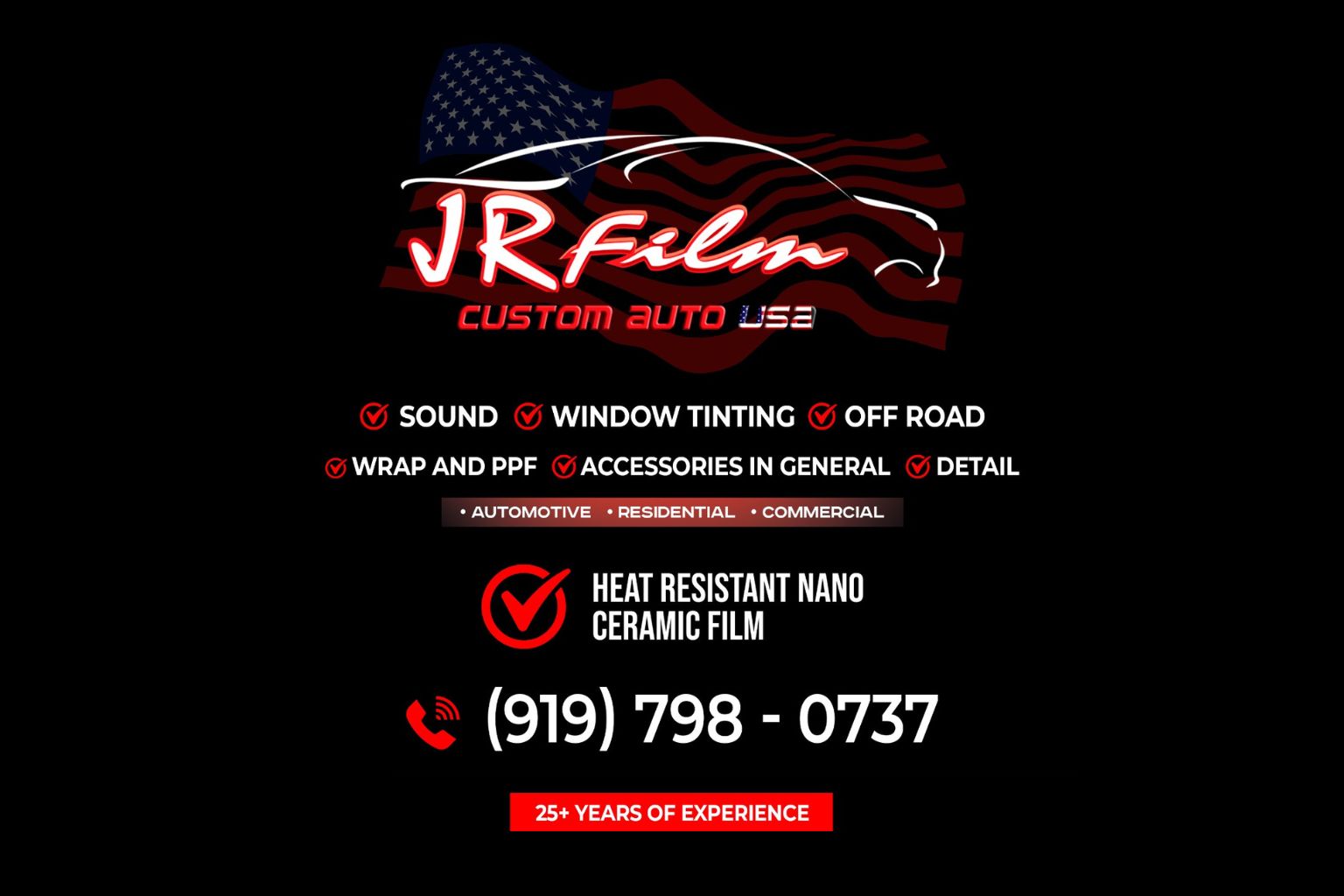 JR Film Custom Auto Usa