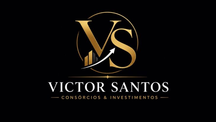 Logo do Victor Santos especialista em consórcios e investimentos