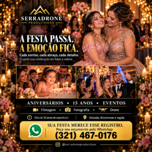 Celebração Luxuosa em Preto e Dourado