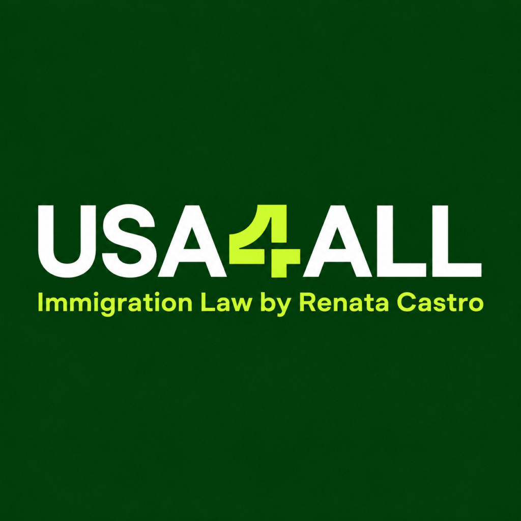 Logo USA4ALL em Verde Floresta