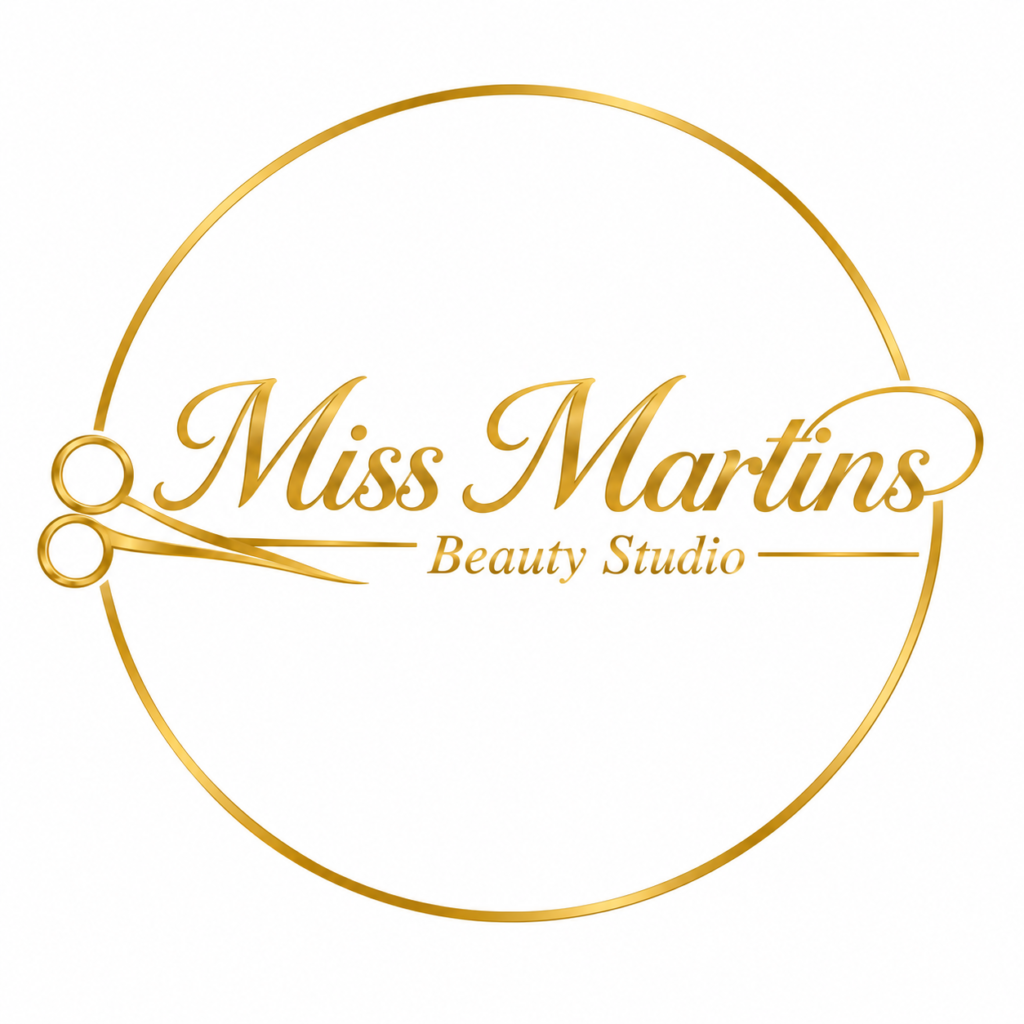 Logotipo Dourado Miss Martins